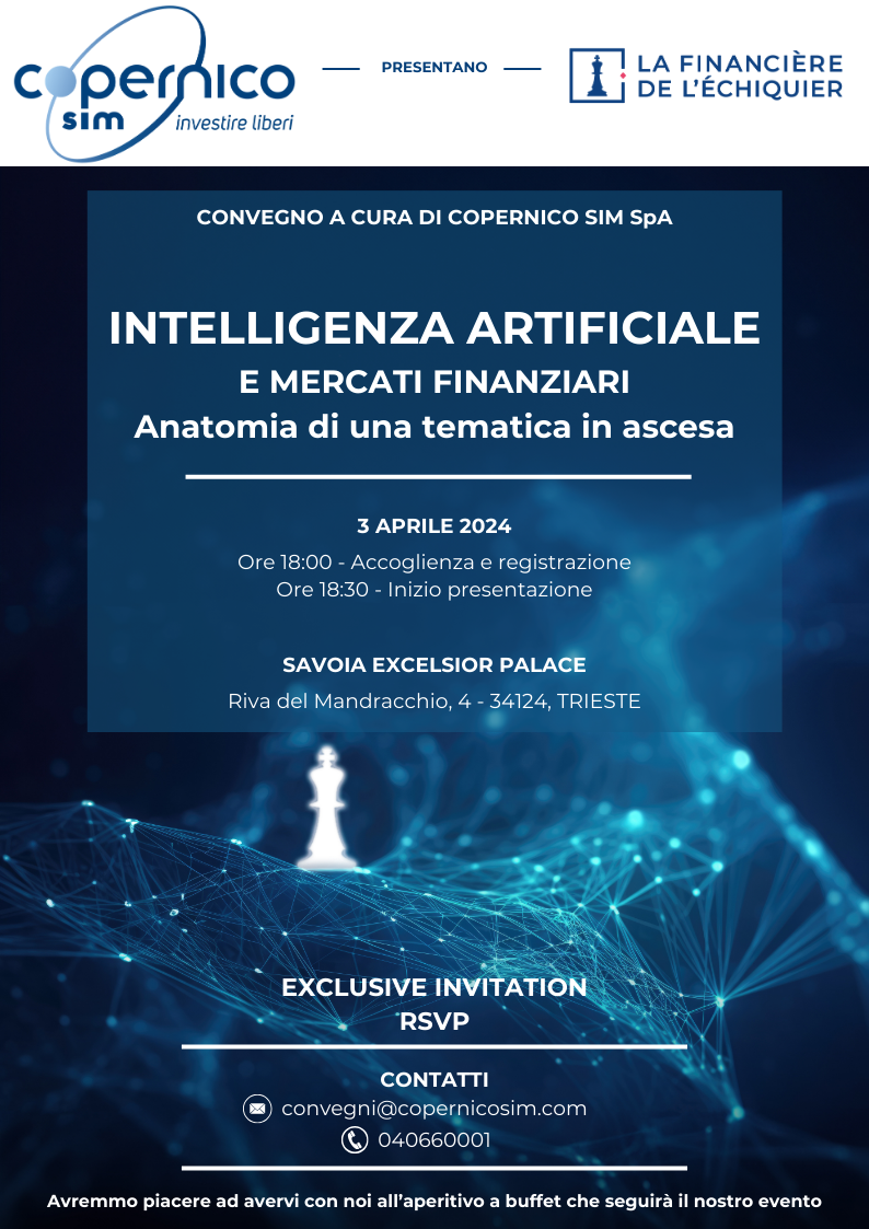 Convegno a Trieste – Intelligenza artificiale e mercati finanziari